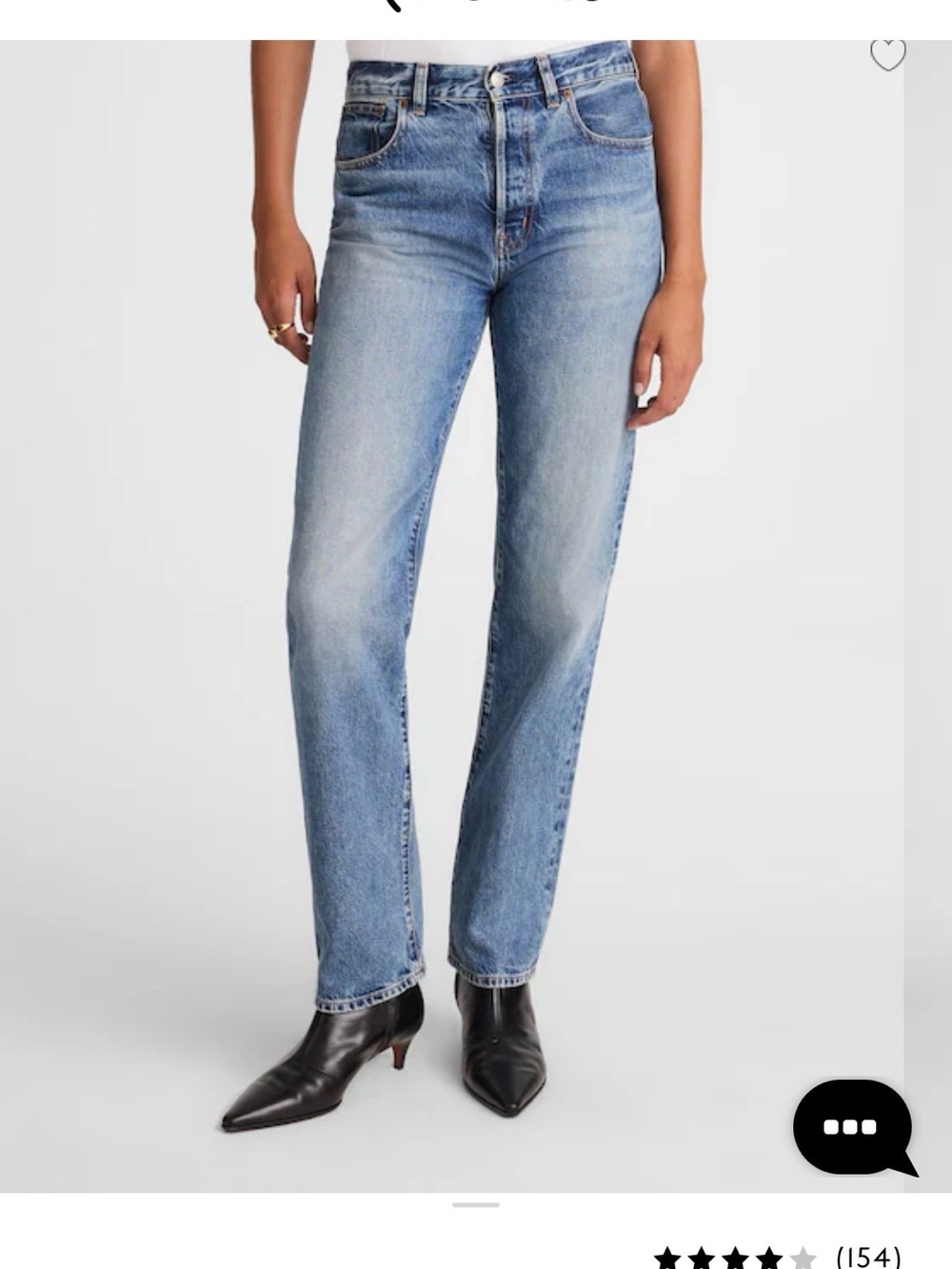 Madewell Straight-Leg High-Rise Jeans in Light Blue